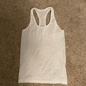 White Lululemon Swiftly Tech Racerback Tank Top
